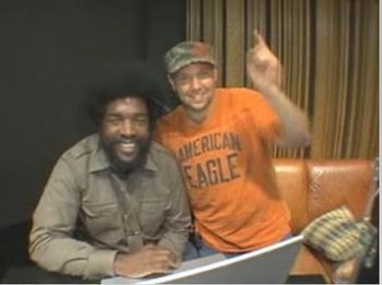 Working with Questlove from The Roots on Hip Hop Honors 2007 Theme song.

