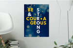 BE STRONG & COURAGEOUS Digital Print