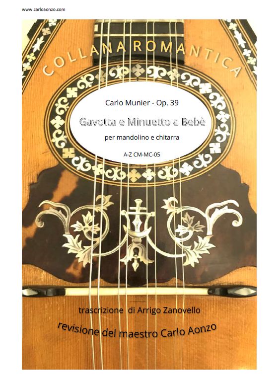 Carlo Munier - Gavotta e Minuetto a Bebè Op. 39 - Mandolino e Chitarra