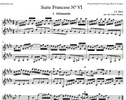 Johann Sebastian Bach - Suite Francese n. 6 BWV 817 - Mandolino e Chitarra