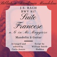 Johann Sebastian Bach - Suite Francese n. 6 BWV 817 - Mandolino e Chitarra