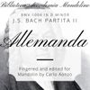 J.S. Bach - Allemanda (Partita II) in re minore BWV 1004 - Mandolino solo