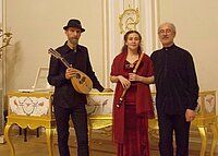 Recital di Carlo Aonzo mandolino, Galina Matjukowa flauto traverso e Dmitri Zubov clavicembalo