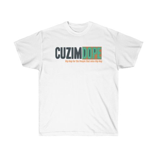 Cuzimdope Horizontal Logo Tee (Cube Colors) - $26
