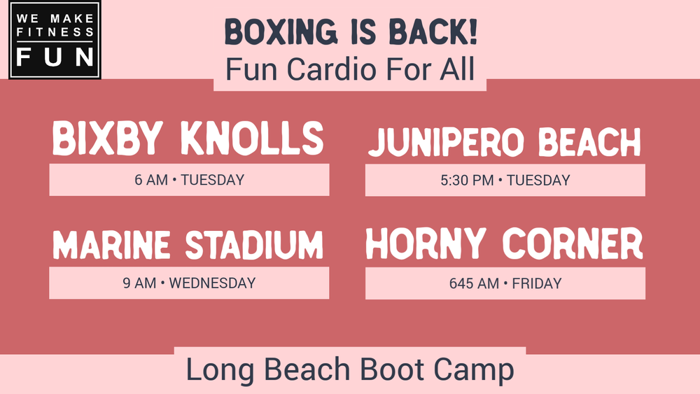 long beach boot camp group exercise fitness personal training outdoors best bootcamp not a gym