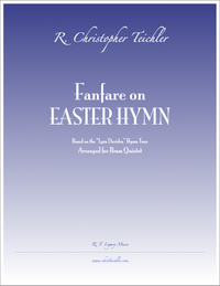 Fanfare on EASTER HYMN - Brass Quintet, Score and Parts