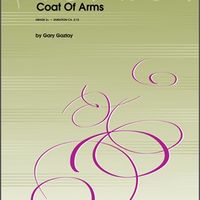 COAT OF ARMS - Brass Quintet by Gary Gazlay 