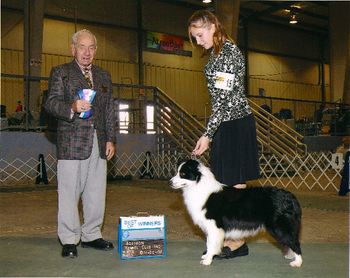 Levi receiving 2 points from Mr Donald Booxbaum, November 2008
