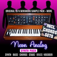 Neon Analog - 1974 Minimoog & More SYNTH Sample Pack