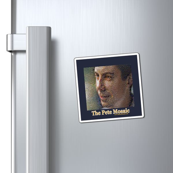 Pete Mosaic Refrigerator Magnet
