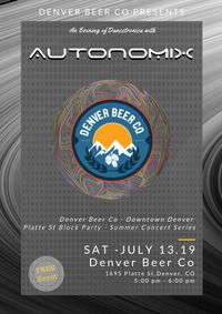 Autonomix @ Denver Beer Co (FREE)