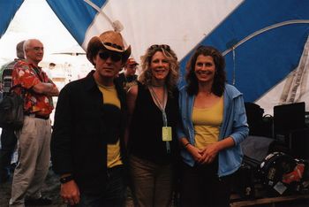 With Natalie McMaster & Anne Lindsay at The Ottawa Folk Festival
