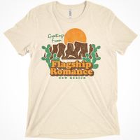 "Greetings From Flagship Romance, NM" Tee (Prickly Pear Cactus)