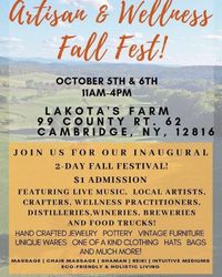  Lakota's Farm Artisan & Wellness Fall Fest