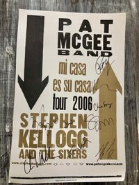 LIMITED EDITION HATCH SHOW PRINT PMB and Stephen Kellogg TOUR POSTER