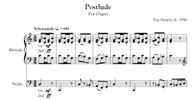 Postlude - for Organ