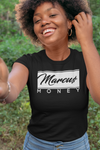 Women's Marcus Money White Logo Tee