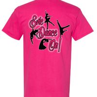 "Evie Dance On" T-Shirt - Hot Pink