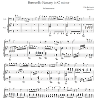 Fortecello Fantasy in C minor, 3rd movement