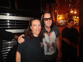 Meeting one of my musical idols, Todd Rundgren. Boston, August, 2013.

