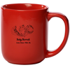 Mug - glossy red ceramic - 16 oz.