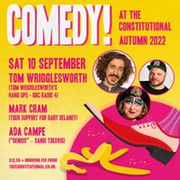 Comedy at The Constitutional - Sat 10 Sept
