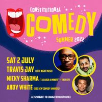 Comedy at The Constitutional - Sat 2 July