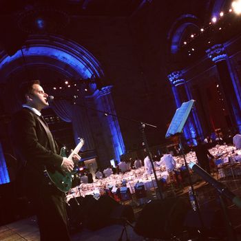 Soundcheck for United Nations show at Cipriani

