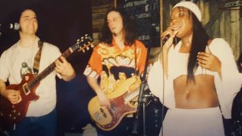 First show with Lataoya & Danny Pavas Whiskey Bat Hoboken NJ. A packed house and a greasey good show! Late March 2003
