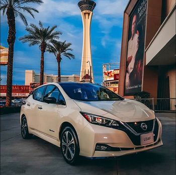 Nissan Leaf in Las Vegas

