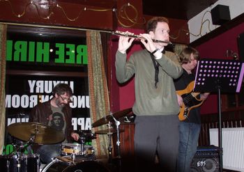 On Flute, Mark Jones Quartet present jazz and world song classics, at the Pilgrim Pub, Liverpool centre
