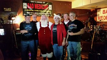 Bad Med Boys and Santa - at Haluwa, 12/13/14
