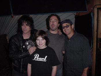 With Richie Scarlet, Anton Fig, and Jason M Hartless
