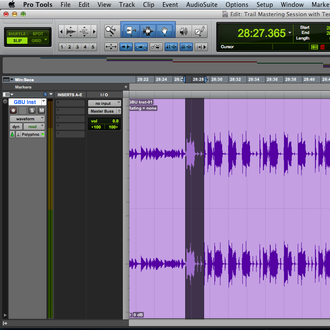 Pro Tools Digital Audio Editing
