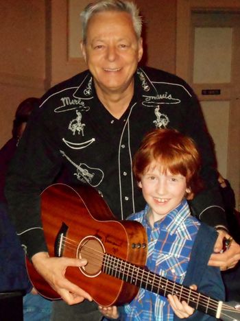Liam with Tommy Emmanuel - May 2015
