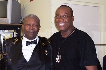 With BB King in Monaco!!!!
