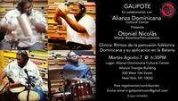Clínica: Ritmos de la percusión tradicional Dominicana