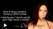 Leila - Open Letter - Lyric Video (AVI file)