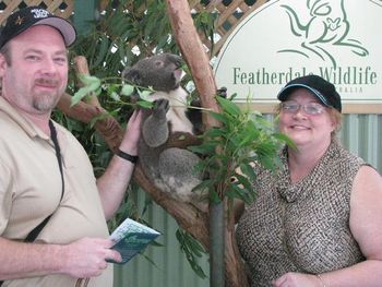 We took Rick & Tracy Buck to "Featherdale Wildlife Park"
