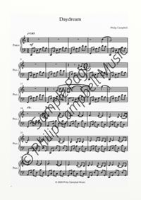 Daydream PDF - Full Piano Transcription