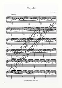 Chrysalis PDF - Full Piano Transcription