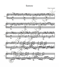 Sorrow PDF - Full Piano Transcription