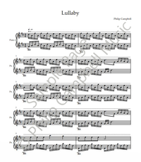 Lullaby PDF - Full Piano Transcription