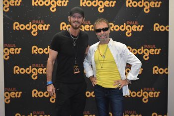 Neil with Paul Rodgers
