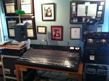 Mitch's studio, Huntington Beach
