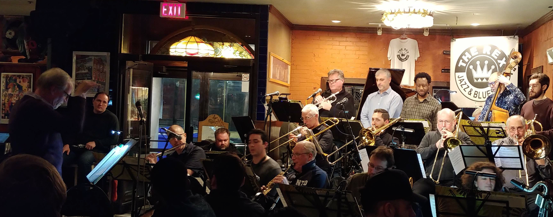 Conducting the Mike Malone Writers Jazz Orchestra
