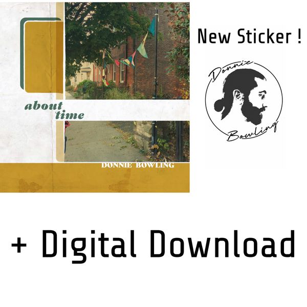 About Time - CD + Digital Download + New Sticker