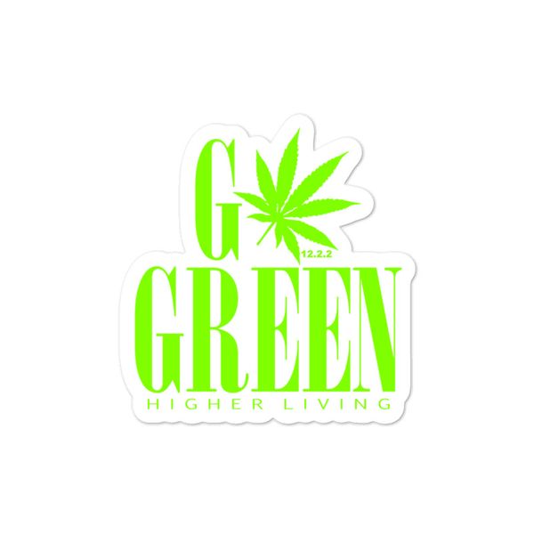 Go Green Higher Living Sticker