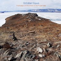 Footsteps on the shore of the frozen lake by October Equus