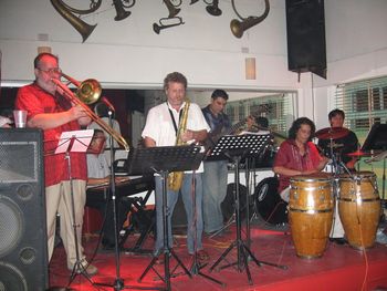 Rick Davies and Alex Stewart with Jazzismo-Oaxaca

